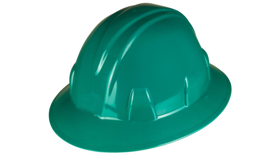 Pyramex Full Brim 6 Point Ratchet Suspension Hard Hat - Green HP26135