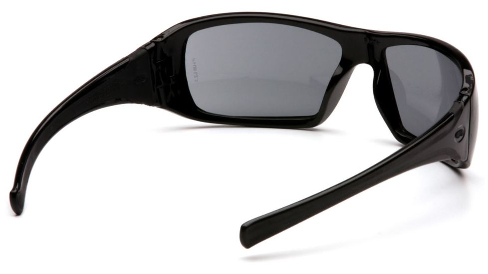 Pyramex Goliath Safety Glasses - Black Frame and Gray Lens SB5620D