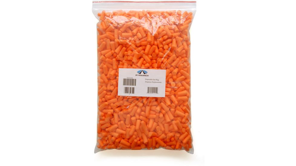 Pyramex Hearing Protection Bulk Bag of 500 Replacement Plugs for PD500 Dispenser PD500R