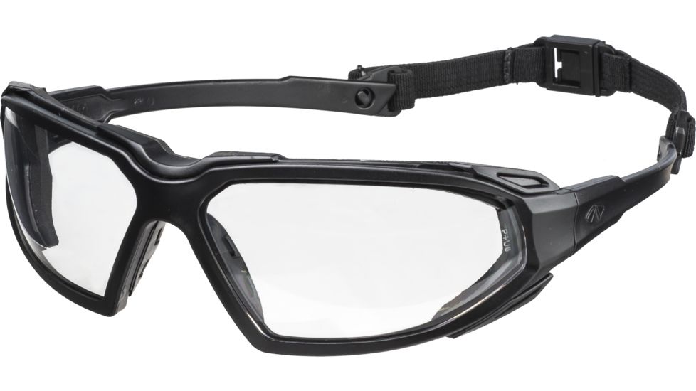 Pyramex Highlander Safety Glasses - Clear Anti-Fog Lens, Black Frame SBB5010DT