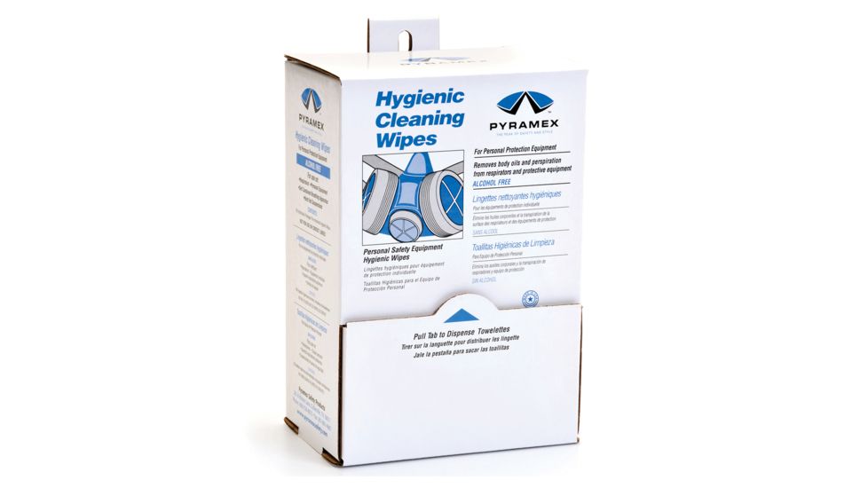 Pyramex Hygienic Alcohol Free Cleaning Wipes HCW100