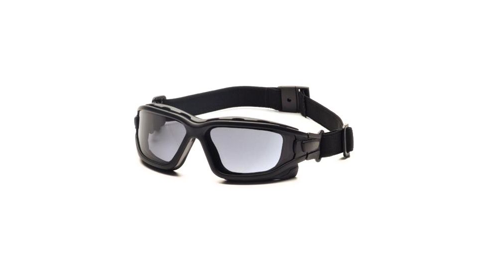 Pyramex I-Force Safety Glasses, Black Frame &amp; Gray Anti-Fog Lens SB7020SDT, EDEMO1
