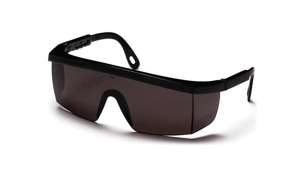 Pyramex Integra Safety Glasses w/Gray Lens, Black SB420S