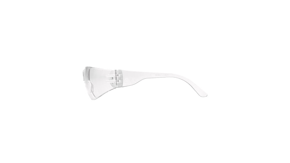 Pyramex Intruder Safety Glasses w/Clear-Uncoated Lens, Clear Frame, S4110SUC