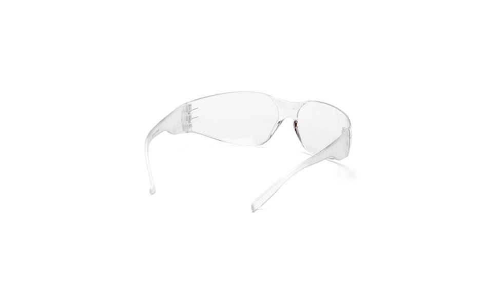 Pyramex Intruder Safety Glasses w/Clear-Uncoated Lens, Clear Frame, S4110SUC