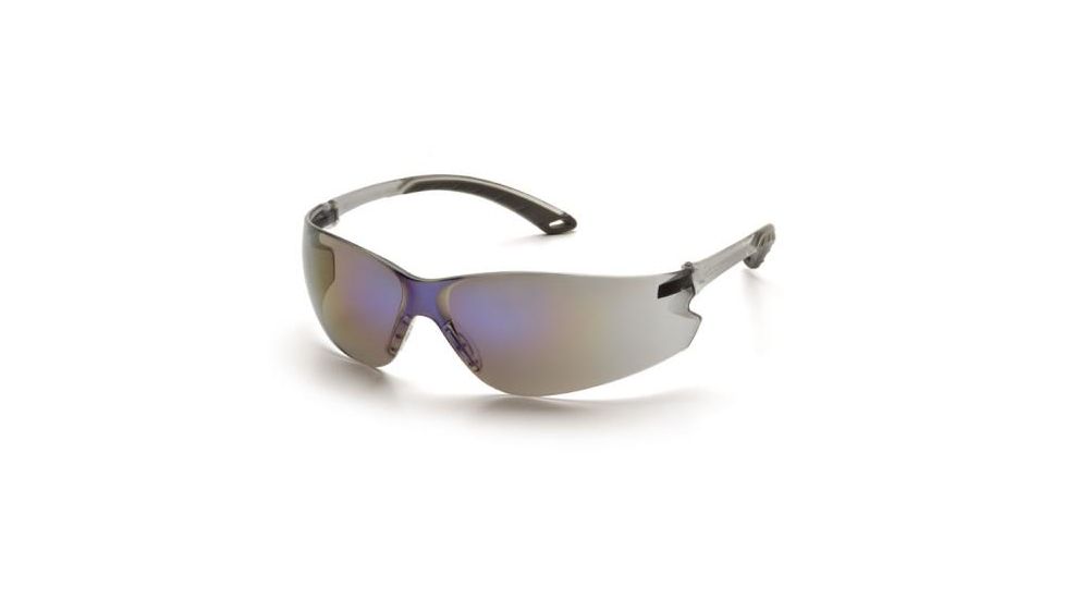 Pyramex Itek Gray Temple Frame Blue Mirror Lens S5875S