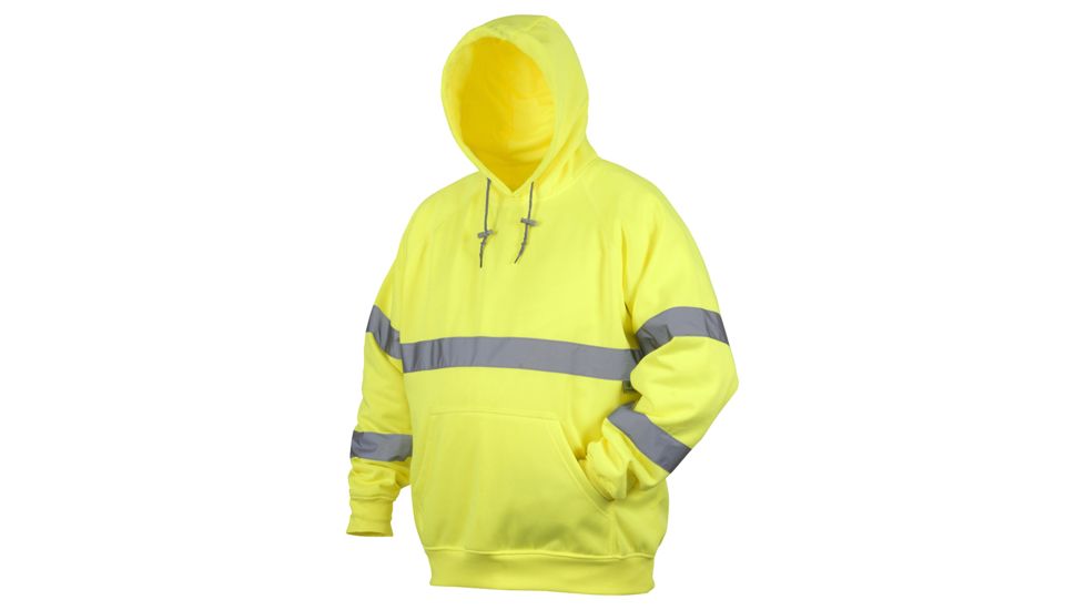 Lumen X Hoodie, Hi-Vis Lime, Large