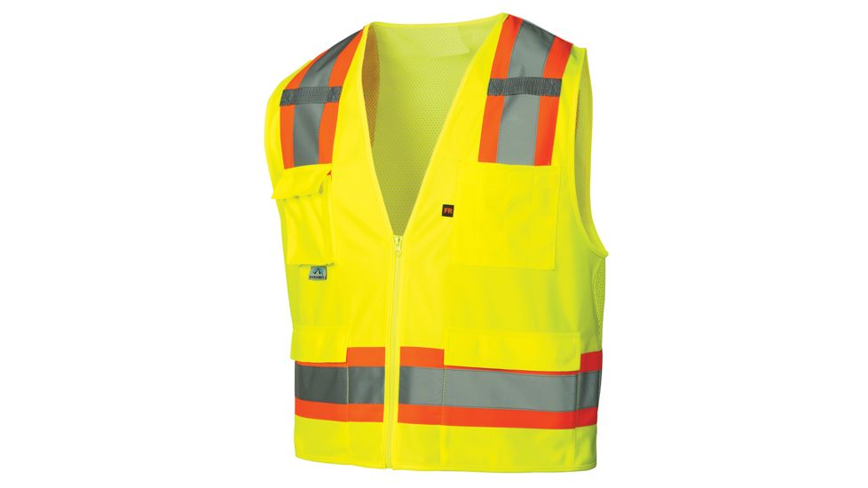 Lumen X Vest, Flame Retardant, Hi-Vis Lime, Large