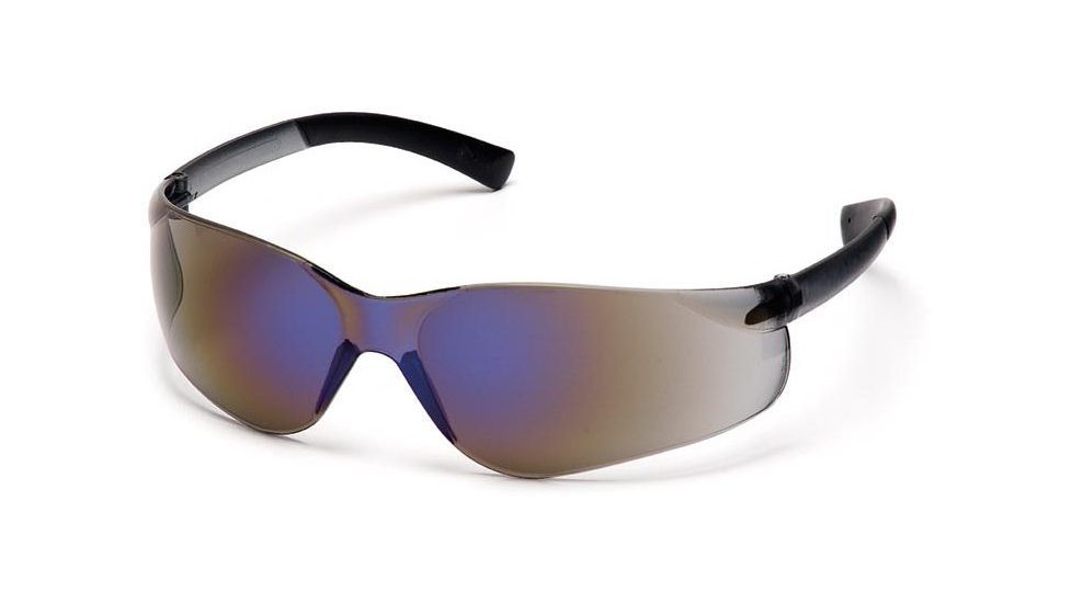 Pyramex Mini Ztek Safety Glasses - Blue Mirror Lens, Blue Mirror Frame S2575SN