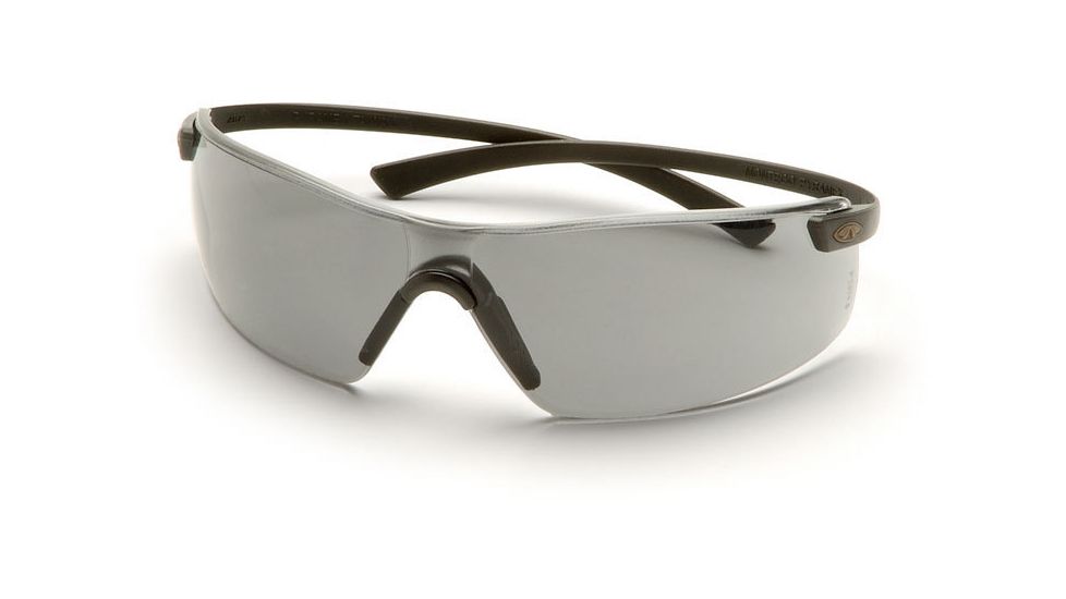 Pyramex Montego Safety Glasses - Silver Mirror Lens, Black Frame SB5370S