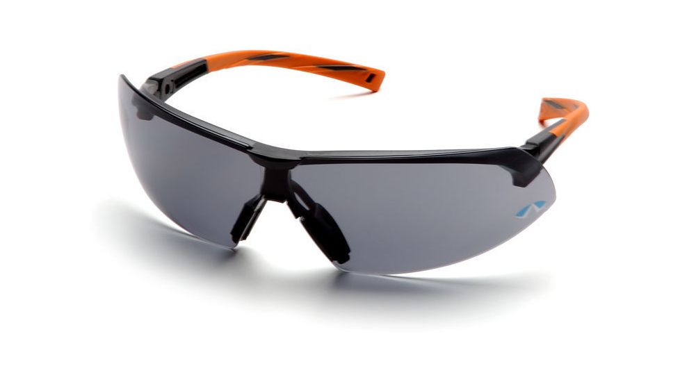 Pyramex Onix Safety Glasses - Gray Lens, Orange Frame SO4920S