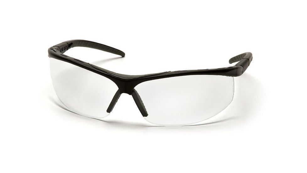 Pyramex Pacifica Safety Eyewear - Clear Lens, Black Frame SB3410S
