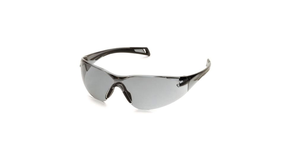Pyramex PMXSlim Safety Glasses, Matte Black Frame &amp; Gray Lens SB7120S