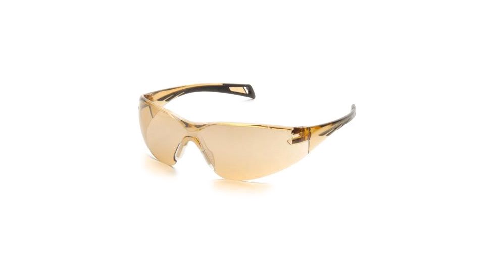 Pyramex PMXSlim Safety Glasses, Matte Black Frame &amp; Bronze Lens SB7138S