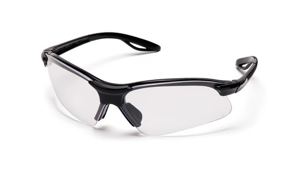 Pyramex Presidente Safety Glasses - Clear Lens, Black Frame SB2210S