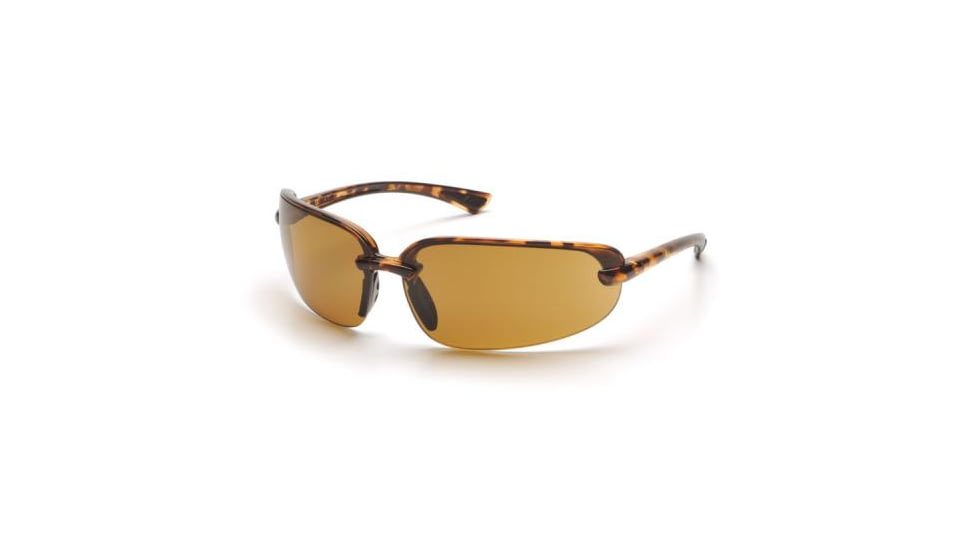 Pyramex Protocol Safety Glasses, Tortoise Shell Frame, Coffee Lens ST6215D