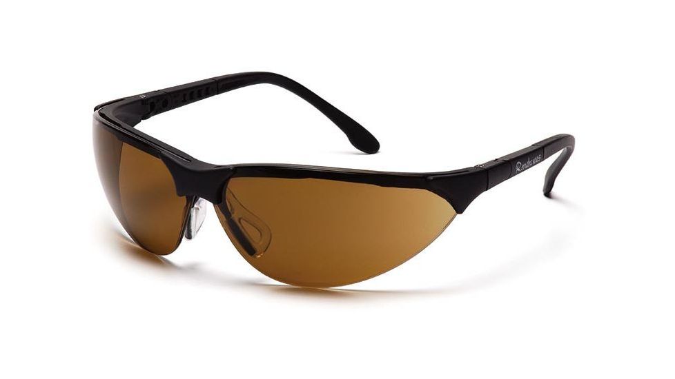 Pyramex Rendezvous Safety Eyewear - Coffee Lens, Black Frame SB2815S