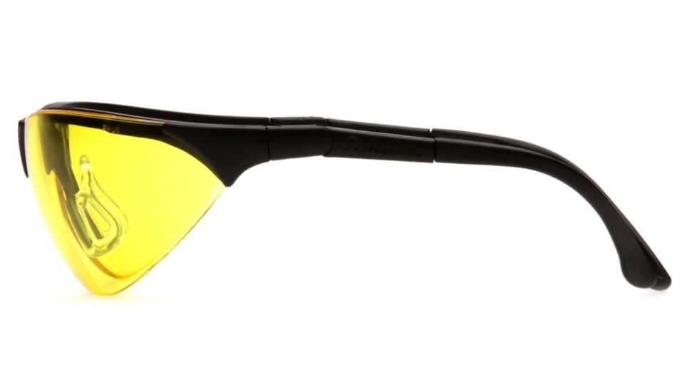 Pyramex Rendezvous Safety Glasses - Amber Lens, Black Frame SB2830S