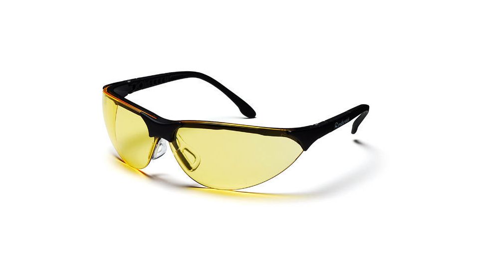 Pyramex Rendezvous Safety Glasses - Amber Lens, Black Frame SB2830S