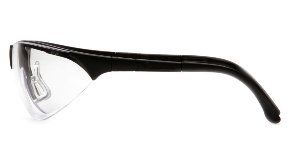 Pyramex Rendezvous Safety Glasses - Clear Anti-Fog Lens, Black Frame SB2810ST
