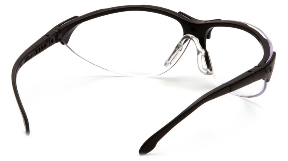 Pyramex Rendezvous Safety Glasses - Clear Anti-Fog Lens, Black Frame SB2810ST