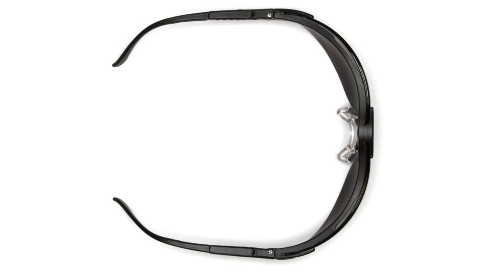 Pyramex Rendezvous Safety Glasses - Clear Anti-Fog Lens, Black Frame SB2810ST