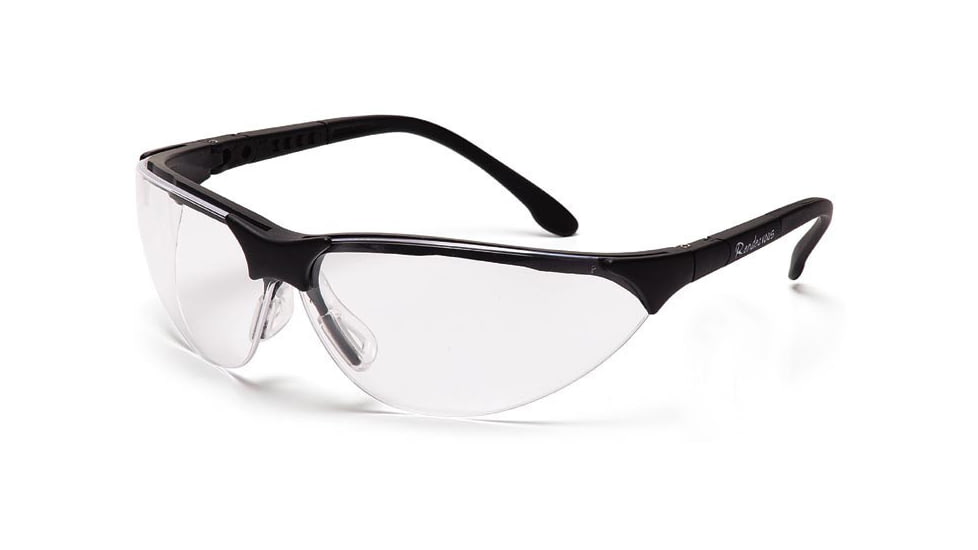 Pyramex Rendezvous Safety Glasses - Clear Anti-Fog Lens, Black Frame