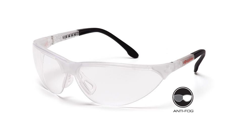 Pyramex Rendezvous Safety Glasses - Clear Anti-Fog Lens, Crystal Clear Frame SCC2810ST