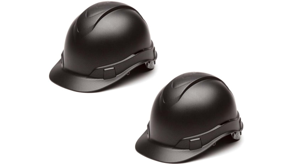 Pyramex Ridgeline Cap Style 4 Pt Ratchet Suspension, Graphite, Pack of 2