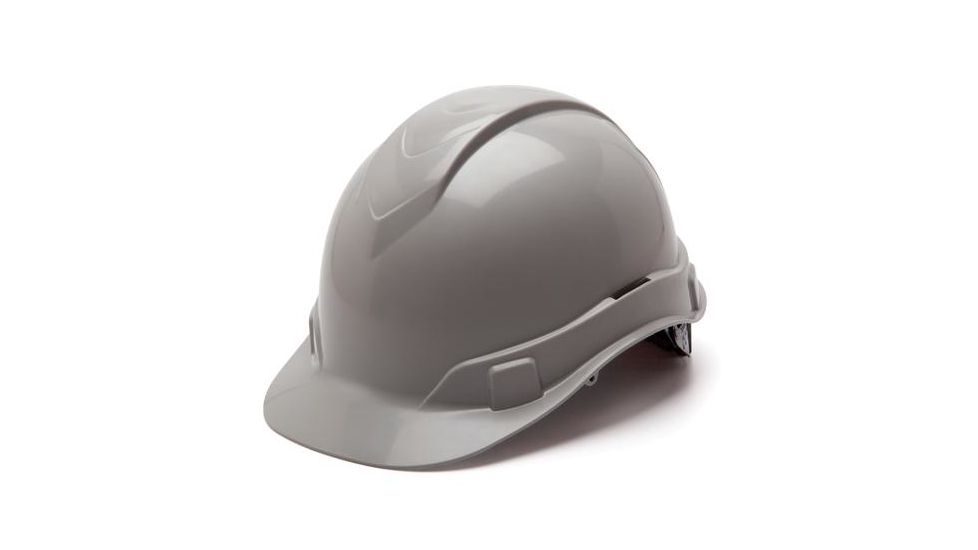 Pyramex Ridgeline HP44 Hard Hat,Cap-Style 4 Point Ratchet Suspension,Gray HP44112