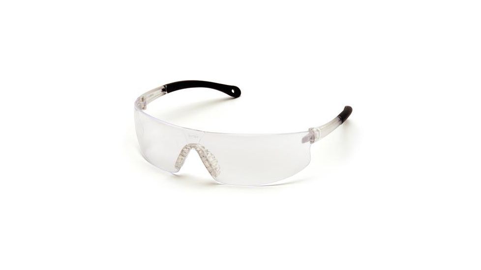 Pyramex Provoq Safety Glasses,Clear Frame, Clear Lens S7210S