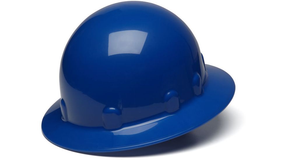 Pyramex Sleek Shell Full Brim 4 Point Ratchet Suspension Hard Hat - Blue HPS24160