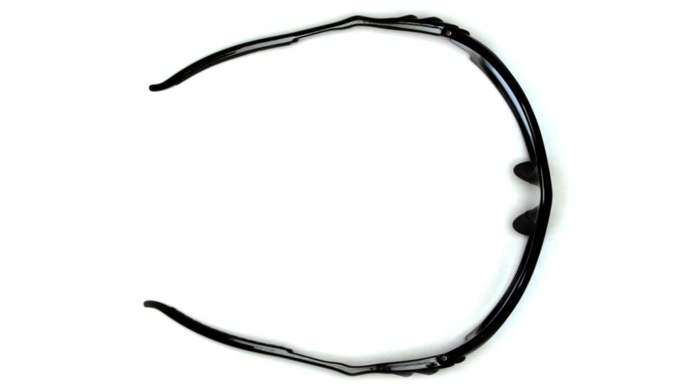 Pyramex Solara Safety Glasses - Clear Lens, Black Frame SB4310D