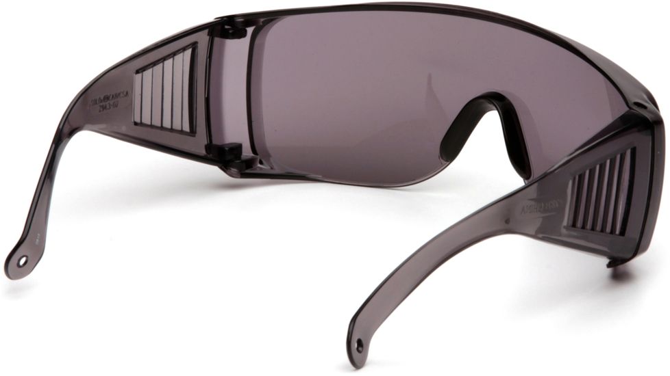 Pyramex Solo Safety Glasses - Gray Lens, Gray Frame S520S