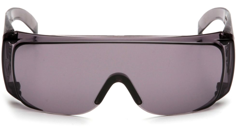 Pyramex Solo Safety Glasses - Gray Lens, Gray Frame S520S