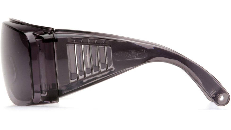 Pyramex Solo Safety Glasses - Gray Lens, Gray Frame S520S