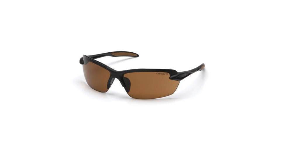 Pyramex Spokane Safety Glasses, Sandstone Bronze Lens w/ Black Frame CHB318D