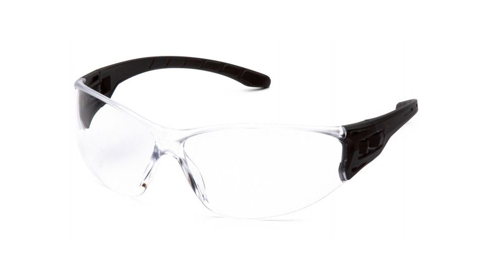 Pyramex Trulock Safety Glasses w/Clear Lens, Black SB9510S