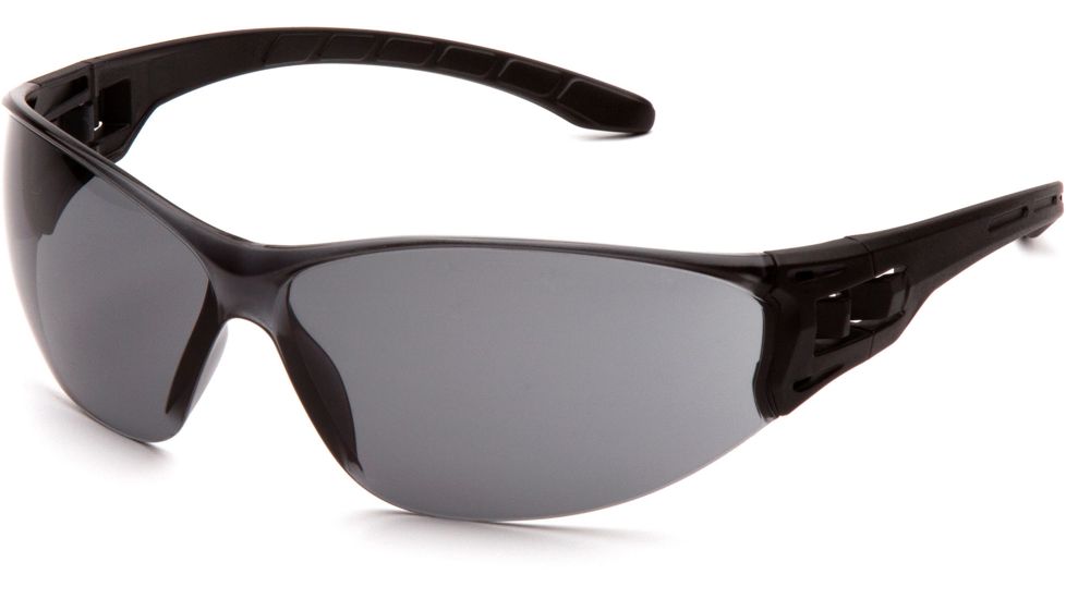 Pyramex Trulock Safety Glasses w/Gray Anti-Fog Lens, Black, SB9520ST