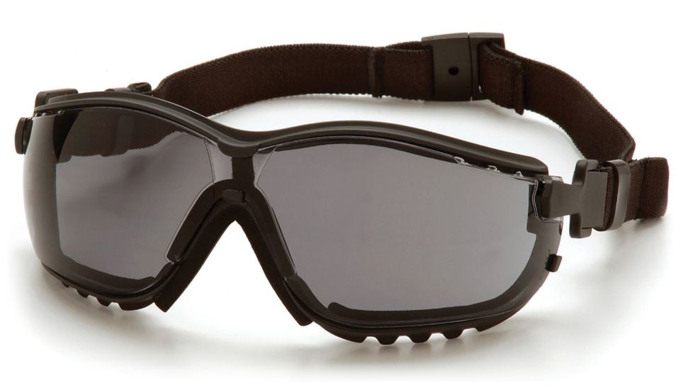 Pyramex V2G Safety Glasses - Gray Anti-Fog Lens, Black Frame GB1820ST