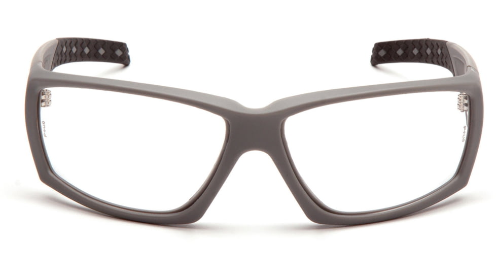 Pyramex VGSUG710T OverWatch Glasses Clear Lens Anti-Fog Urban Gray Frame