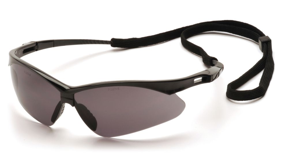 Pyramex Wildfire Safety Glasses, Gray Anti-Fog Lenses with Cord SB6320STP