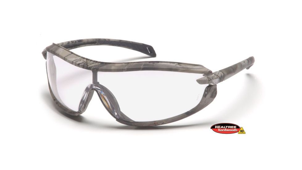 Pyramex XS3 Safety Glasses - Clear Anti-Fog Lens, Real Tree HW Frame SC4610ST