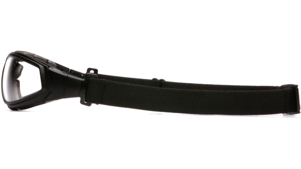 Pyramex XSG Safety Glasses - Clear Anti-Fog Lens, Black Frame GB4010ST