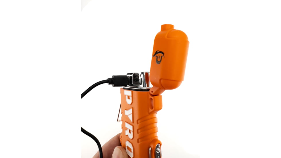 Pyro Putty Elite Dual Arch Rechargeable Lighter, Blaze Orange, PPARC2