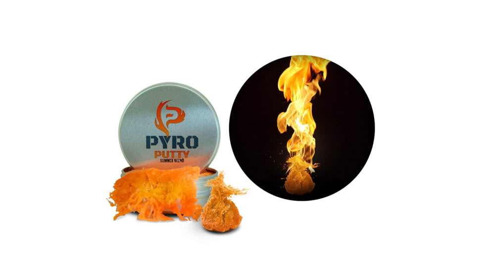 Pyro Putty Summer Blend, 2oz, Orange, Small, PP2OZS