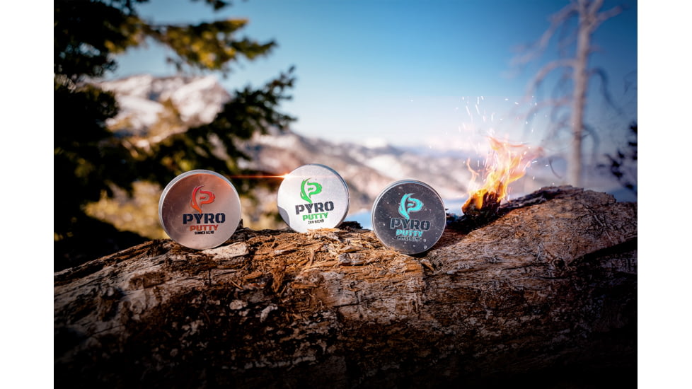 Pyro Putty Waterproof Fire Starter, Pack of 5, Multi Color, 0.5oz, PP5PACK