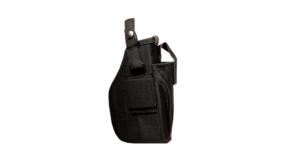 Python Holsters Ballistic Black Nylon Ambidextrous Holster, Large autos with light or laser: Smith &amp; Wesson -  ADLLP-U