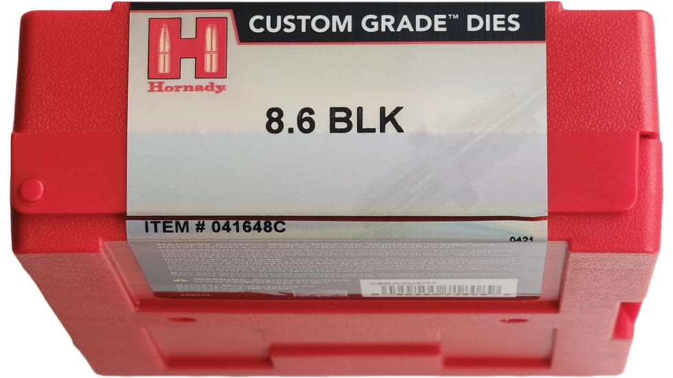 Q 8.6 Blackout, Die Set, DIE-SET-86BLK