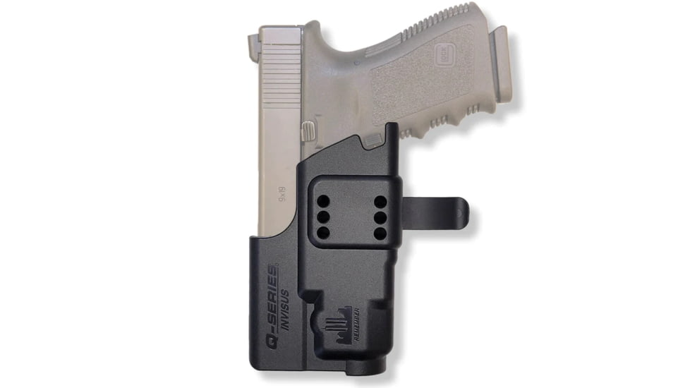 Q-Series INVISUS TLR7X Light Compatible Inside the Waist Band Holster, Glock, Ambidextrious, Matte, Black, INVISUS01